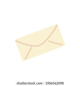 postal service mail envelope letter icon vector illustration