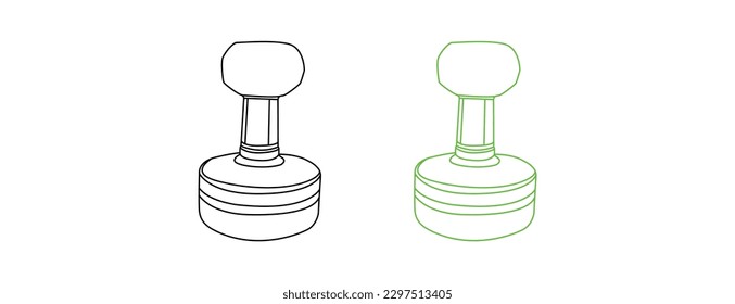 Postal stamp icon. Simple illustration of postal stamp vector icon for web design isolated on white backgroundGrunge post Stamps Collection, Circles. Banners, Insignias , Logos, Icons,