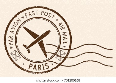 62 France air mail Stock Vectors, Images & Vector Art | Shutterstock