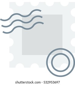 Postal Stamps Vector Icon