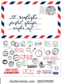 20,818 Air Mail Stamp Images, Stock Photos, 3D objects, & Vectors