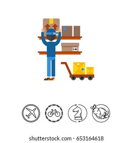 Postal storage icon