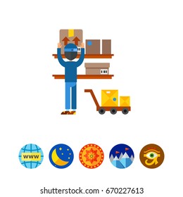 Postal storage icon