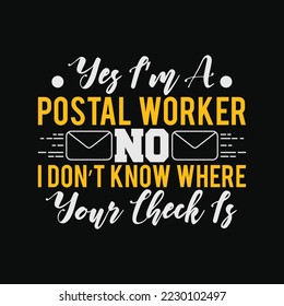 Postal Worker Funny Mail Carrier Mailman Post Office