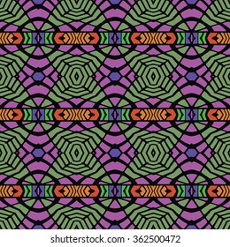 post-baltic wallpaper - vector seamless pattern, based on diagonal baltic ornaments