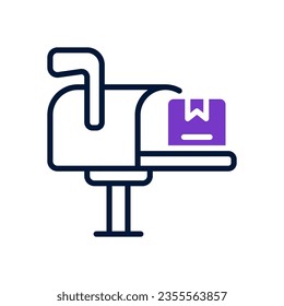 postbox icon for your website, mobile, presentation, and logo design.