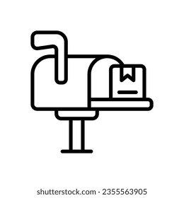 postbox icon for your website, mobile, presentation, and logo design.
