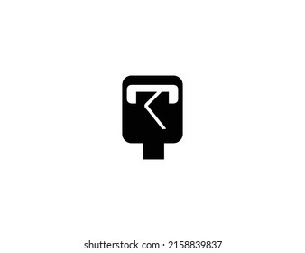Postbox isolated vector illustration icon. Post box with envelope letter emoji illustration icon