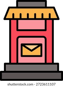 Postbox Nuevo Vector de diseño de iconos creativos