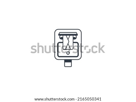 Postbox Vector Isolated Emoticon. Postbox Icon