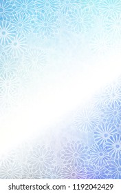 Postcard background while mourning chrysanthemums