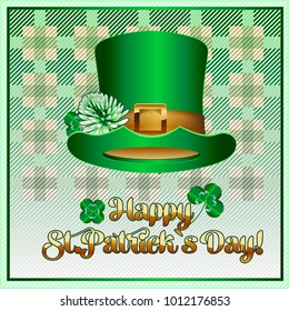 Postcard, banner or post-day to the day of St. Patrick