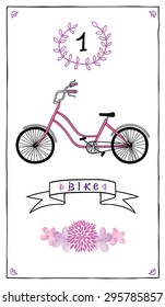 Postcard with the bike.