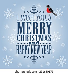 postcard with bird