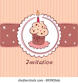Postcard - Birthday Invitation