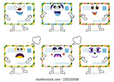Postcard character 