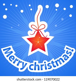 Postcard with a Christmas