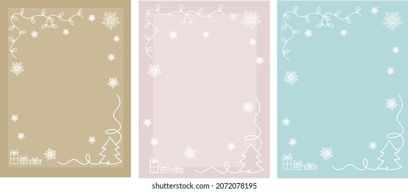 Postcard congratulations new year christmas