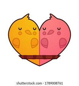 A postcard with cute hugging animals