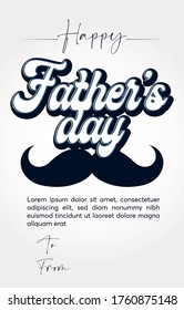 
postcard for dad with short and special dedication