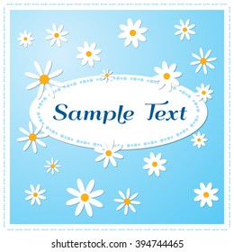 Postcard Daisies.