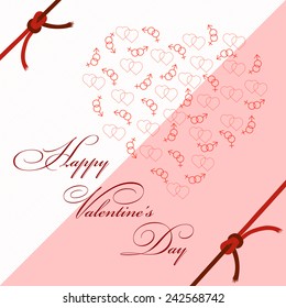 Postcard to the day of Valentine.
