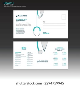 Postcard Design für Einladung und jede Verwendung