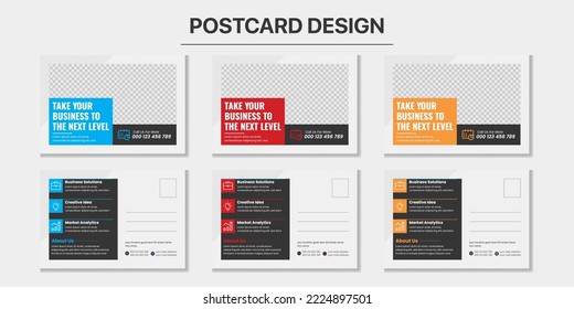 Diseño de postales, postal moderna, nuevo diseño