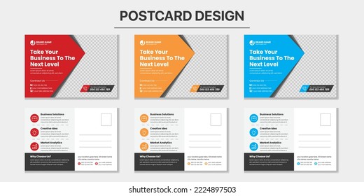 Postcard design, Modern Postcard, New design
