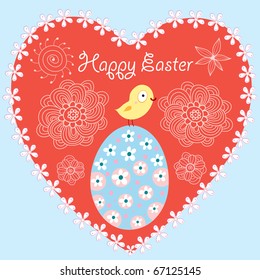 postcard with Easter