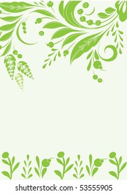 Postcard green.