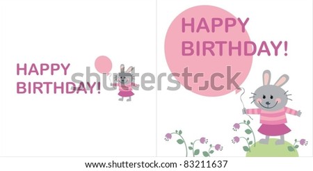 Postcard Happy Birthday