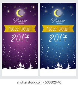 Postcard Happy New Year! Greeting cards