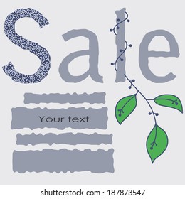postcard with hearts for invitations,greetings ,and price tags