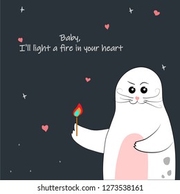 postcard with a Lovelace seal that will make you fall in love