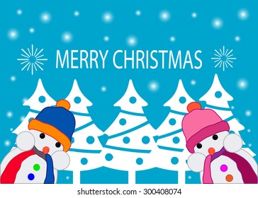 Postcard Merry Christmas