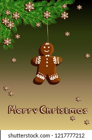 Postcard Merry Cristmas