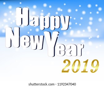 Postcard New year