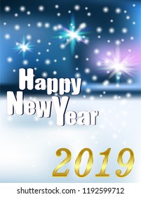 Postcard New year