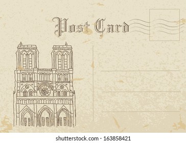 postcard, old paper