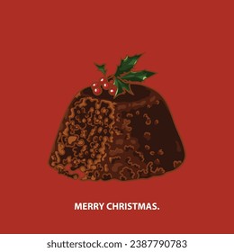 Postcard on the theme of Christmas