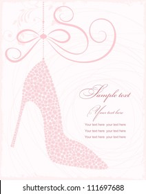Postcard from the retro-style shoe