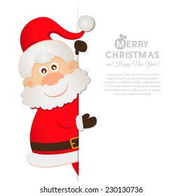 Postcard Santa Claus With Space For Text 2015