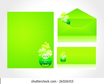 postcard for st. patricks day celebration movement