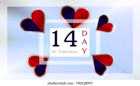Postcard St. Valentines day. Postcards for men. Celebrates. Vector. Blue textures.
Illustration can be used in the brochures, postcards, tickets, advertisements,
banners.