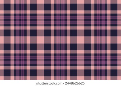 Postcard tartan check plaid, mature seamless background textile. Single texture fabric pattern vector in dark and light colors.