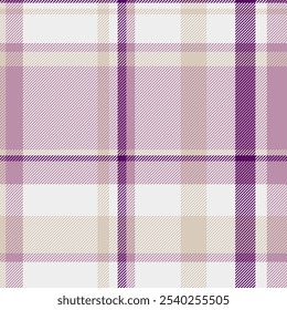 Postkarte tartan Vektor-Check, nach oben Hintergrund Textil nahtlos. Gestaltete Textur Muster Stoff in Weiß und Pastellfarben Palette.