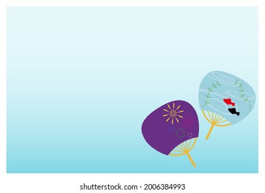 夏 うちわ の画像 写真素材 ベクター画像 Shutterstock