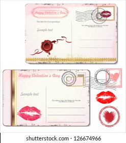 Postcard for Valentines Day