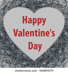 Postcard Valentine's Day.